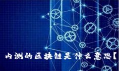 内测的区块链是什么意思？