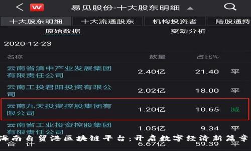 海南自贸港区块链平台：开启数字经济新篇章！