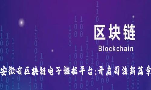 安徽省区块链电子证据平台：开启司法新篇章